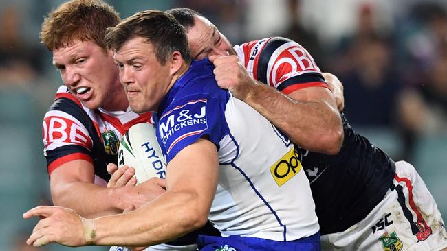 Brett Morris looked good when he switched to fullback for the Bulldogs.