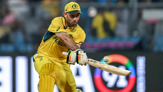 With the win, Maxwell steered Australia into the semi-finals. Picture: AFP