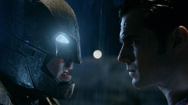 Henry Cavill and Ben Affleck in Batman v Superman: Dawn of Justice.