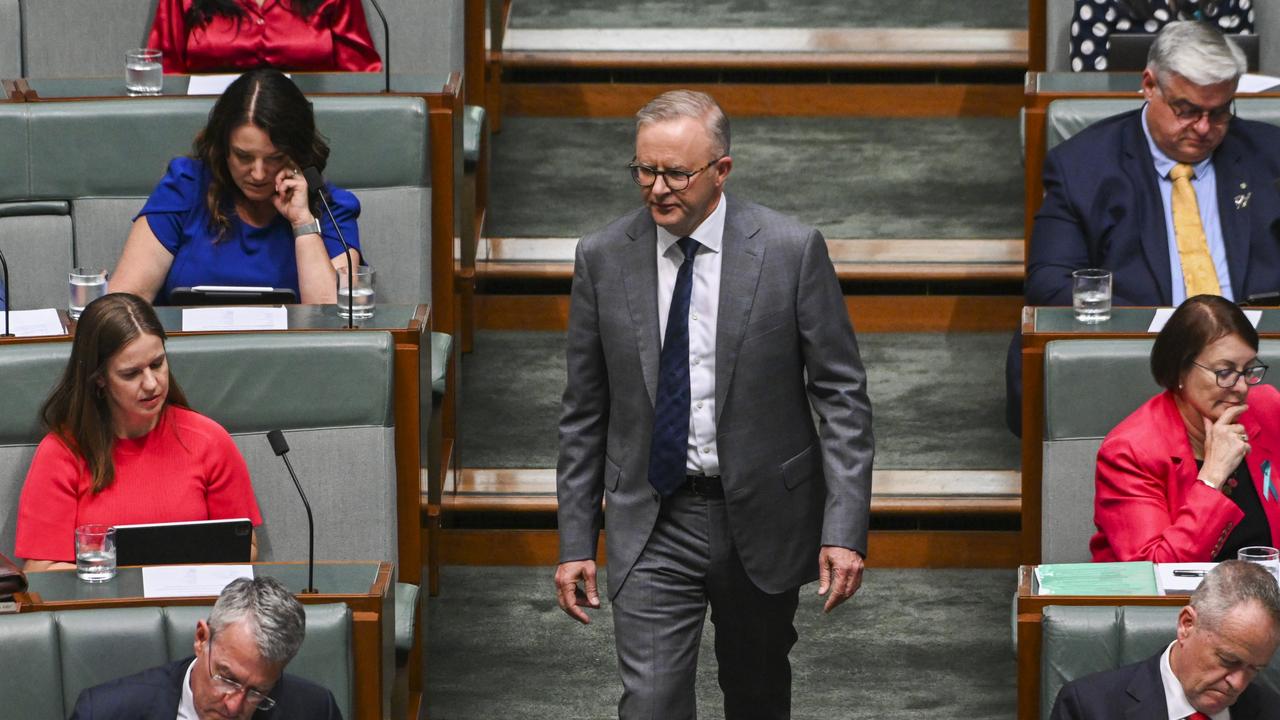 Ten of 23 ministers in Anthony Albanese’s cabinet are women. Picture: Martin Ollman / Getty Images