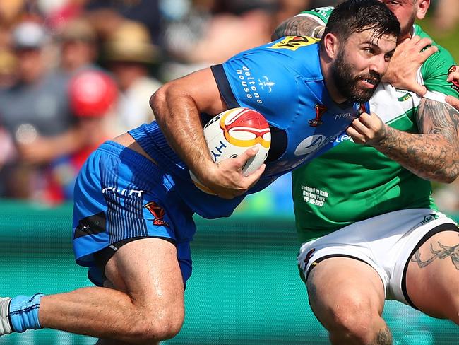 James Tedesco in action during Italy’s World Cup opener loss to Ireland. Pic: Chris Hyde/Getty Images