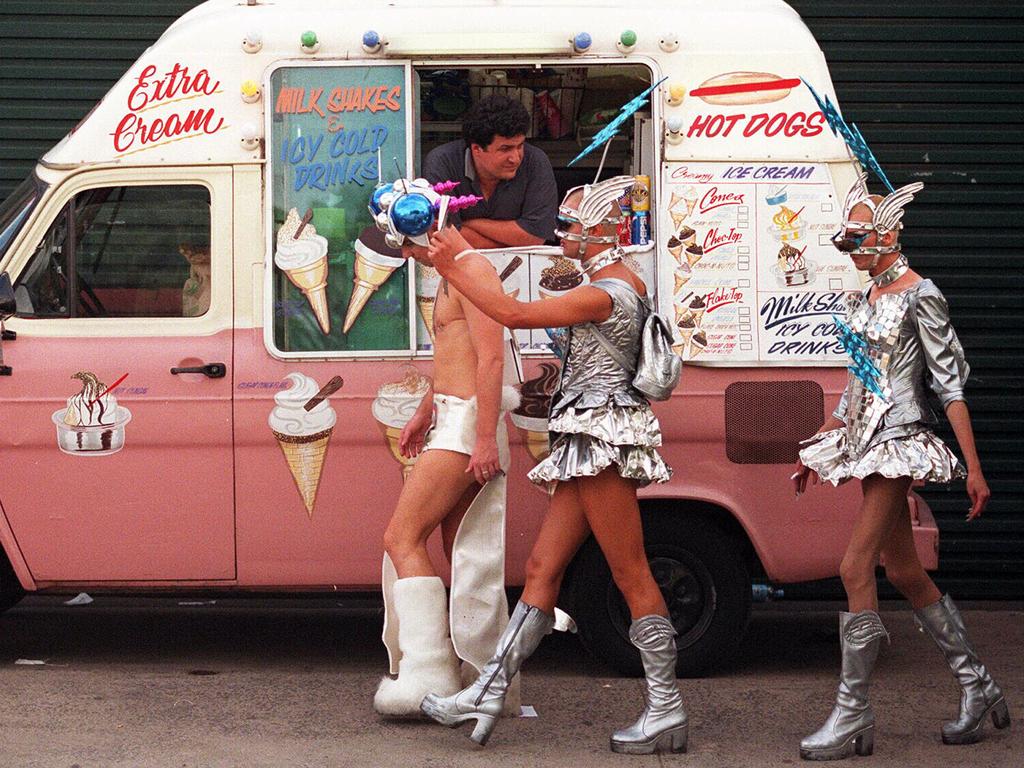 An ice cream van tempts revellers leaving the Horden Pavillion. Picture: Grant Turner