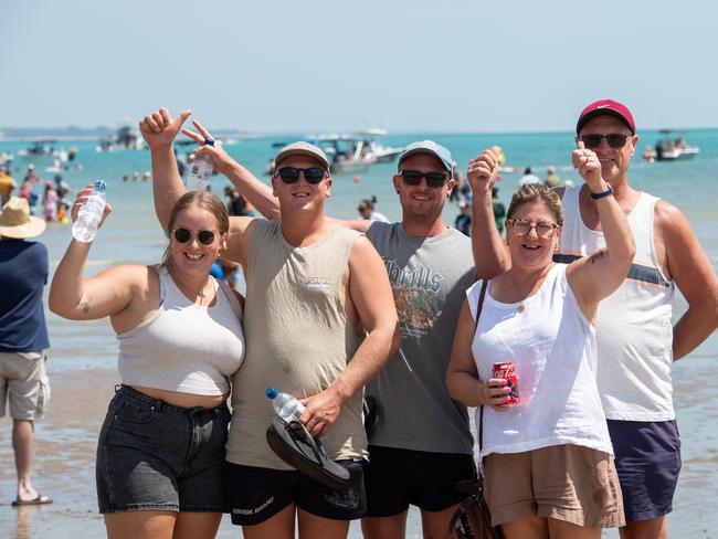 Darwin Beer Can Regatta at Mindil Beach, 2024. Picture: Pema Tamang Pakhrin