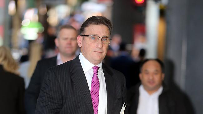 Neil Doorley on his way tot he Queensland Industrial relations Commission in June 2019. Picture: AAP Image/Richard Gosling