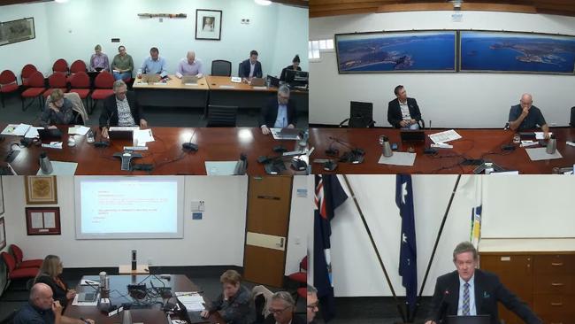 Livingstone Shire Council live-stream meeting to determine a new councillor to replace Nigel Hutton.