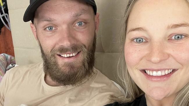 Max and Jessica Gawn welcomed baby George in October.