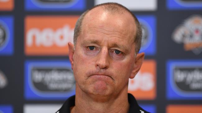 West Tigers coach Michael Maguire. Picture: Albert Perez/Getty Images