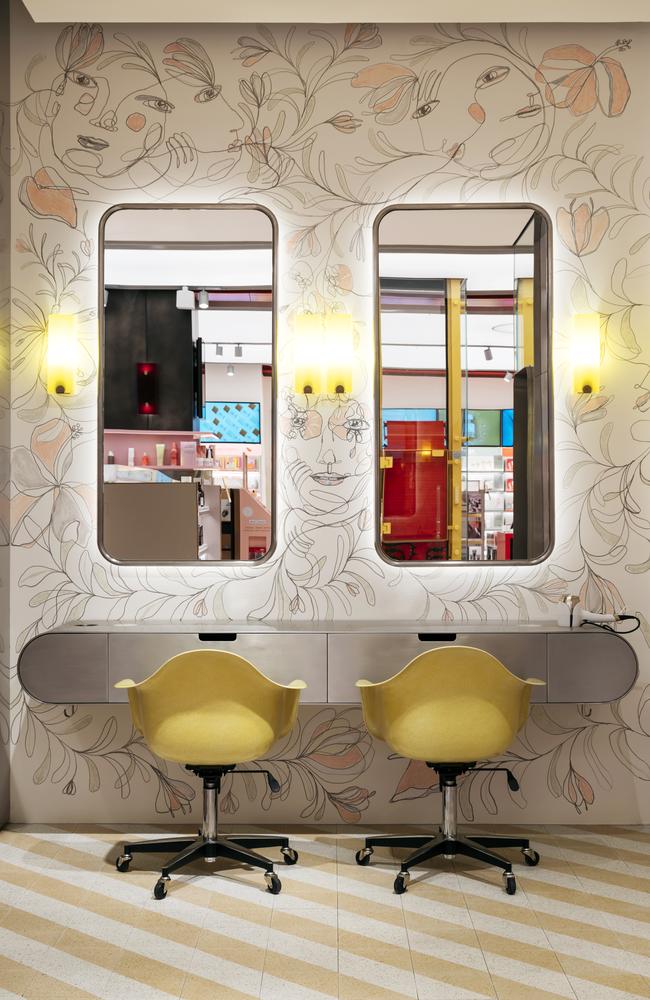 There’s an Edwards&amp;Co blow dry bar inside where services cost $75 and take 45 minutes. Picture: Supplied