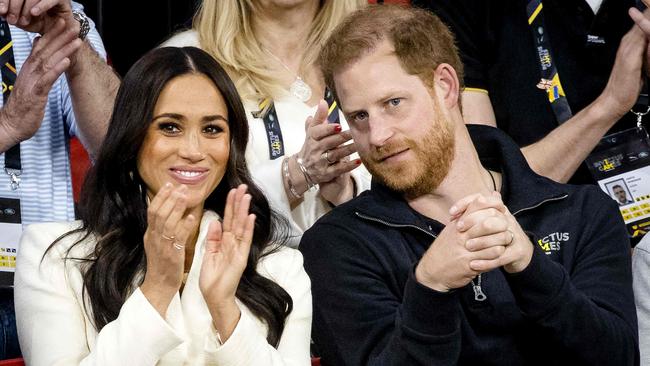 Meghan and Harry at the Invictus Games in The Hague last year. Picture: Sem van der Wal/ANP/AFP) / Netherlands OUT