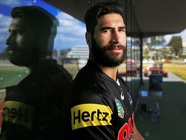 New Panthers signing James Tamou. pic Mark Evans