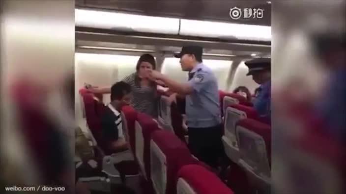 Brawl erupts onboard flight after four hour delay