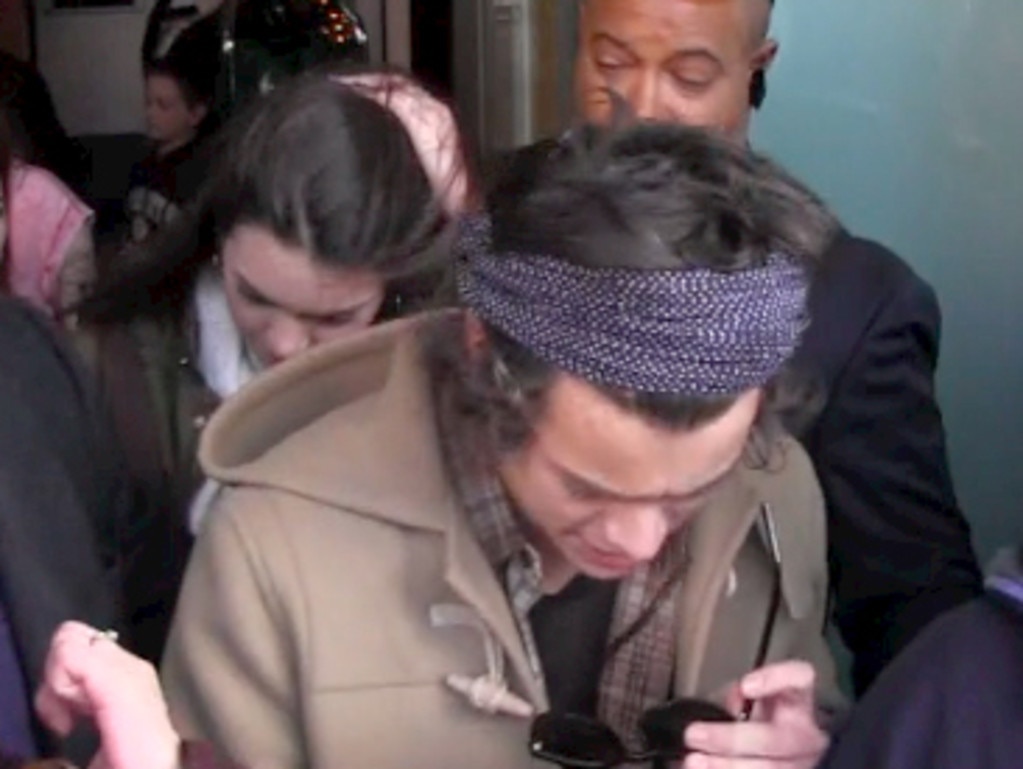 Harry Styles and Kendall Jenner step out of hotel together in New York City in 2013.