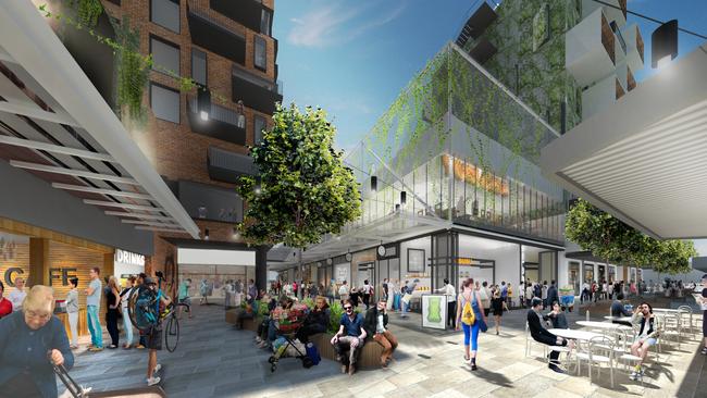 Artist’s impression of how an extension of the market might look. Picture: Supplied