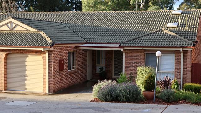 The south Canberra home where Manfred Uhle allegedly murdered his wife, Wanda Dorothy Uhle. Picture: Blake Foden