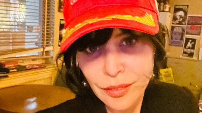 Musician Hayley Mary wears a MAGA cap Picture: Instagram