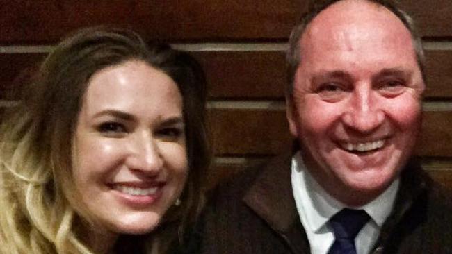 Vikki Campion and Barnaby Joyce. Picture: Facebook