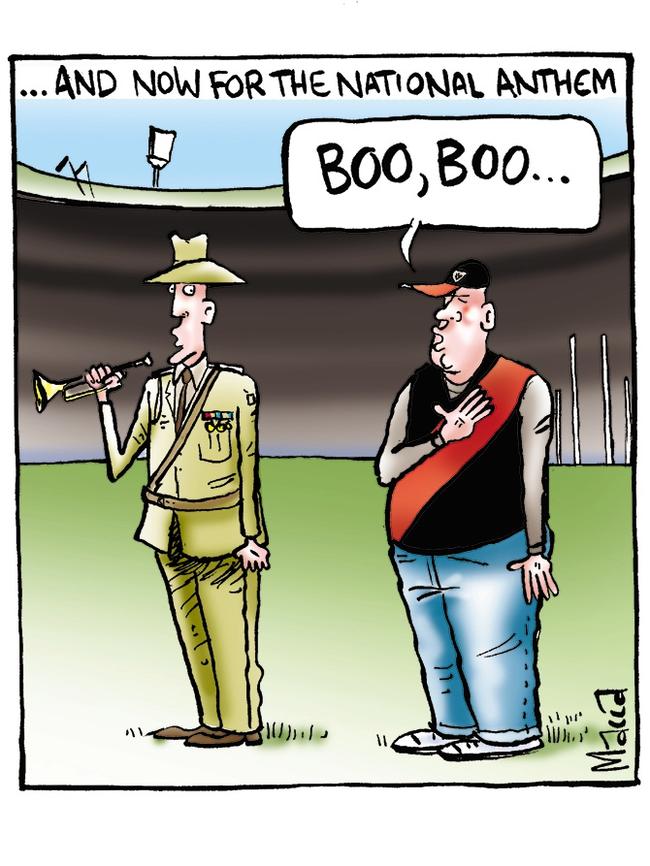 Macca’s take on the Anzac Day fallout.