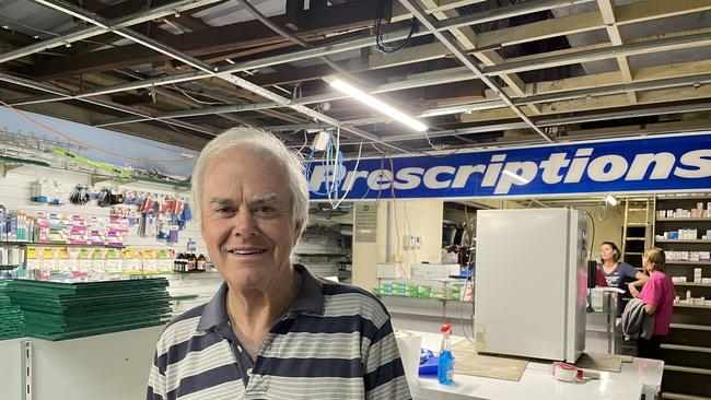 Brand’s Pharmacy in Lismore has moved everything above waist height for the second time in 4 weeks