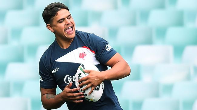 Latrell Mitchell‘s agent split could get problematic. (Brett Costello)