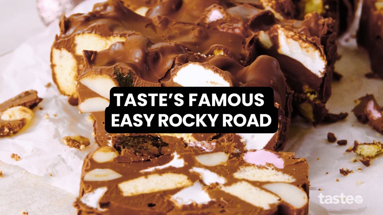 Taste's famous easy rocky road