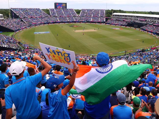 More than 30,000 fans flocked to a pop-up stadium for India v Pakistan. Picture: Robert Cianflone/Getty Images