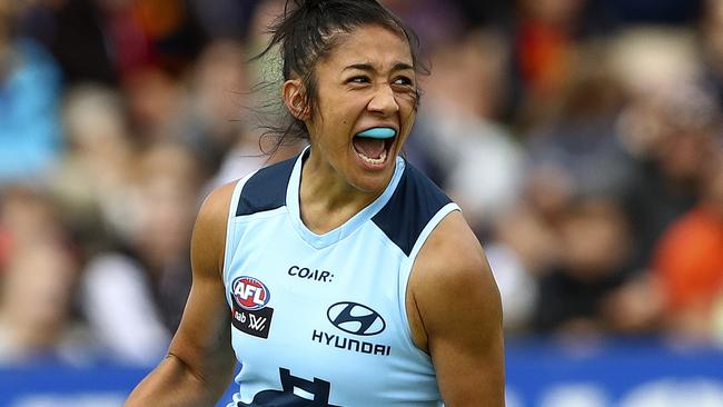 Darcy Vescio is one of the stars of the AFLW. Picture: Sarah Reed