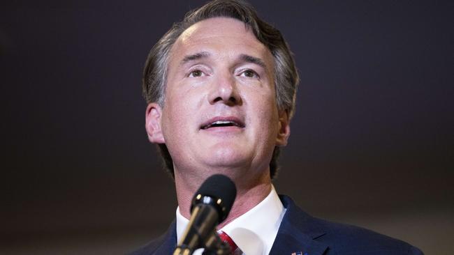 Republican Glenn Youngkin won the Virginia governor’s election. Picture: AFP