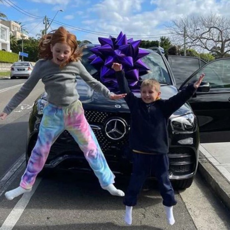 In August, Jacenko made headlines for rewarding Pixie’s hard work with a $270,000 new car. Picture: Instagram/Pixie Curtis.