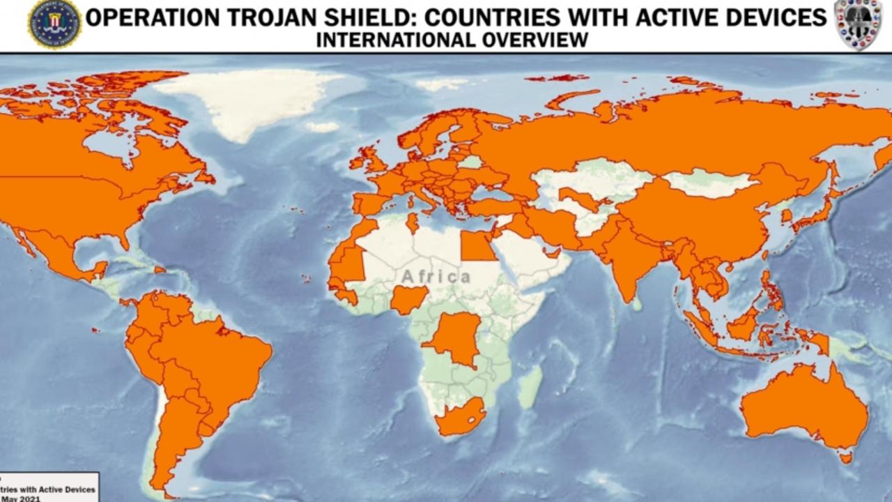 FBI’s encrypted phone platform ANOM was promoted by criminal groups worldwide. These criminals sold more than 12,000 ANOM devices and services to more than 300 criminal syndicates operating in more than 100 countries.