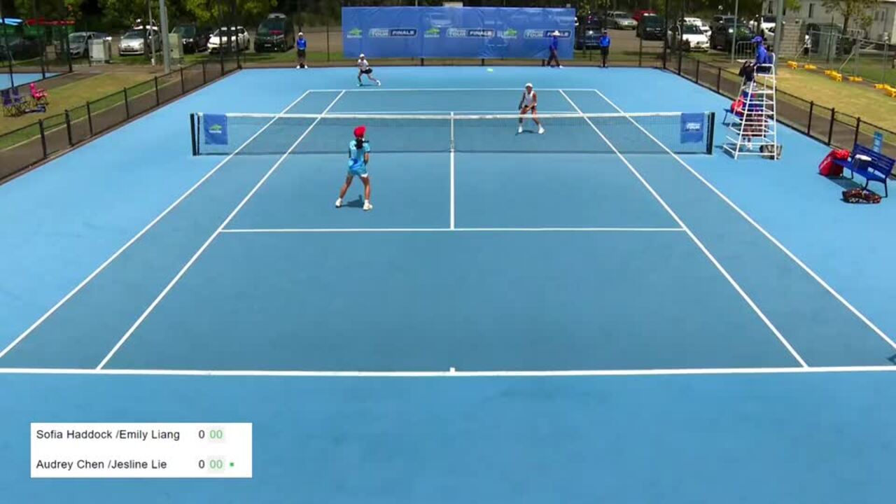 Replay: Sofia Haddock/Emily Liang v Audrey Chen/Jesline Lie (Under-12 Girls Doubles Final) 2024 Tennis Australia Junior Tour Masters U12, U14 Day 7