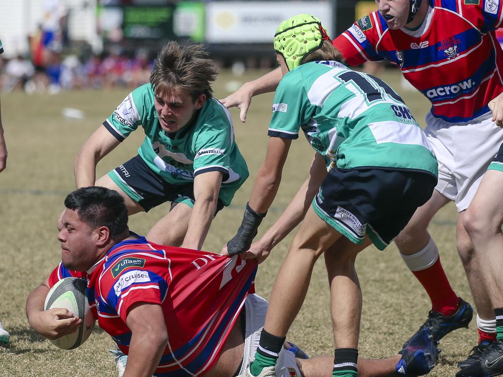 GCDRU Juniors round 13 Bond Pirates v PBC Alleygators U-16 . Picture: Glenn Campbell