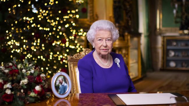 ‘Remarkably, a year that has necessarily kept people apart has in many ways brought us closer,’ the Queen said. Picture: Getty Images.