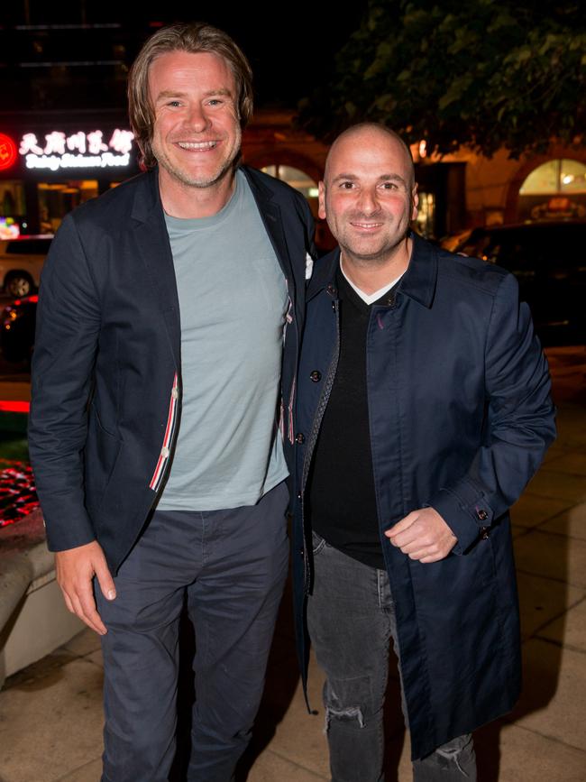 Radek Sali and George Calombaris. Picture: Fiona Hamilton Photography