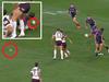 Player caught red-handed in cheeky act
