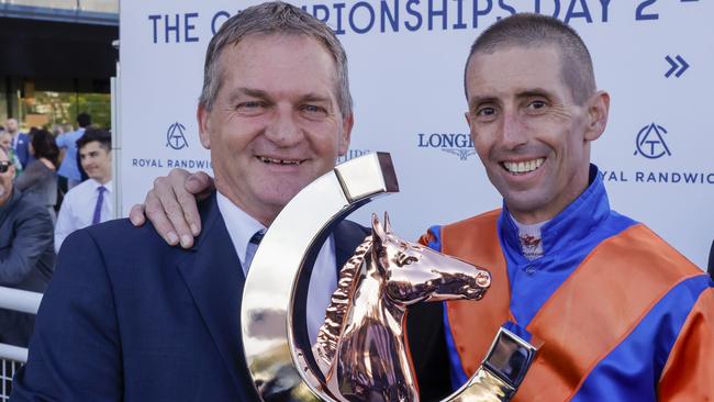 Trainer Kerry Parker (left) has a couple of good chances at Kembla on Thursday. Picture: Getty Images