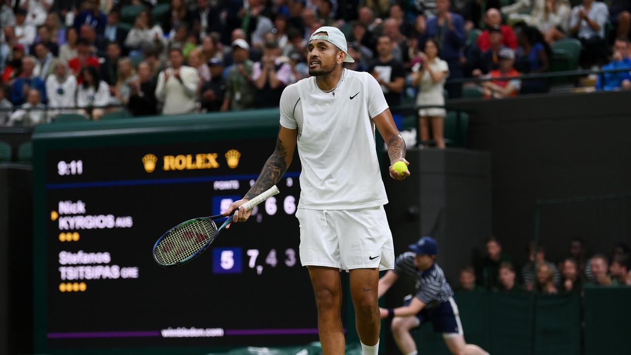 Kyrgios was adamant he was on his best behaviour. (Photo by Justin Setterfield/Getty Images)