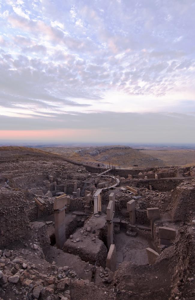 Göbekli Tepe’s ‘Southeast-Hollow.’ Much of the mound in southern Turkey is yet to be excavated. Picture: German Archaeological Institute (DAI)