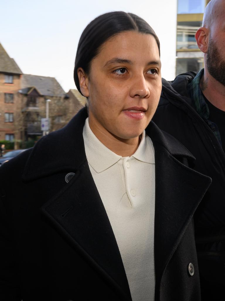 Sam Kerr spoke about why she was fearful of taxis. (Photo by Leon Neal/Getty Images)