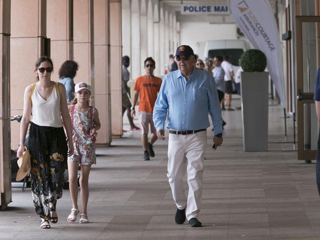 Clive Palmer enjoys Monte Carlo last month, while on a Mediterranean cruise with his family. Picture: Supplied