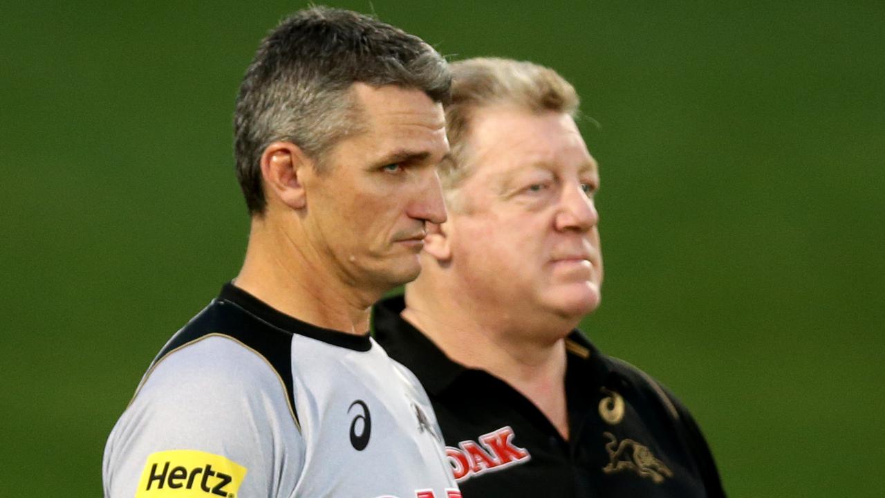 Panthers coach Ivan Cleary and Phil Gould share a frosty relationship, reportedly.