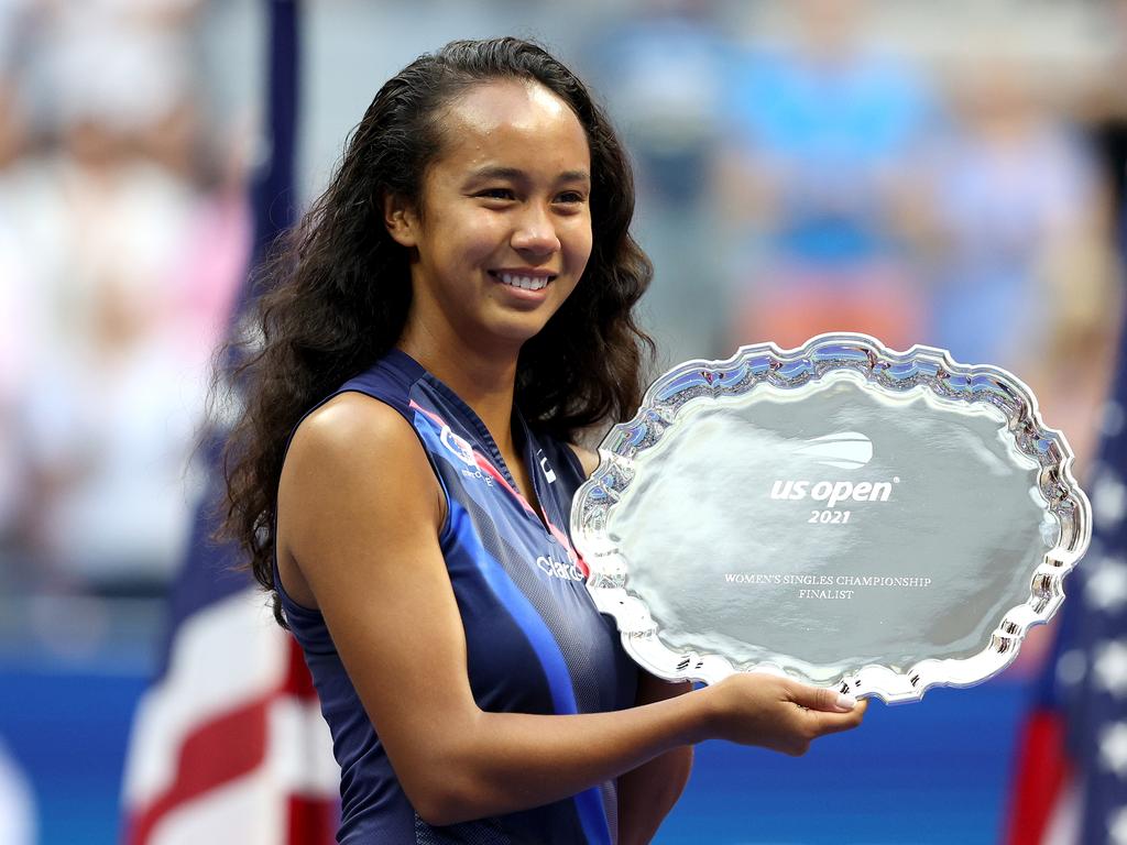 There have been a ‘few changes’ in Leylah Fernandez’s life since her stunning run to the US Open final last year. Picture: Elsa/Getty Images