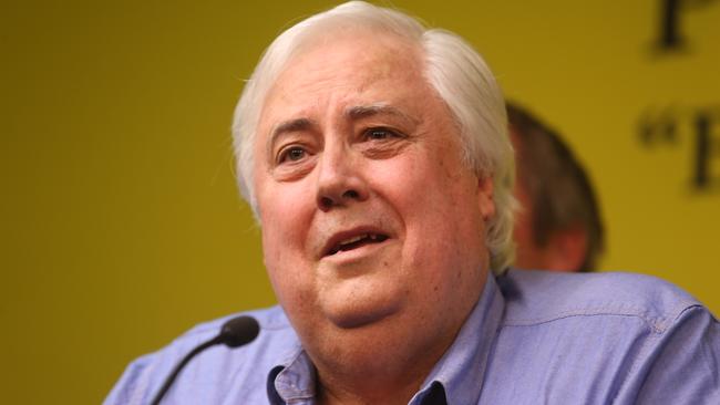 Clive Palmer has denied any wrong­doing, in the face of allegations that he may have acted as a ­shadow director of the company and breached his director’s duties. Picture: Tara Croser