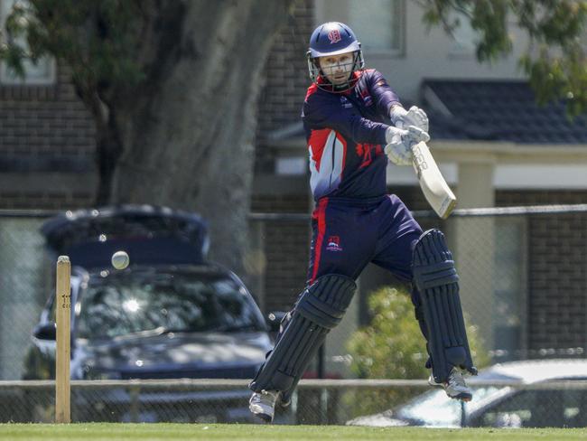 Premier Cricket: Dandenong batter Brett Forsyth. Picture: Valeriu Campan