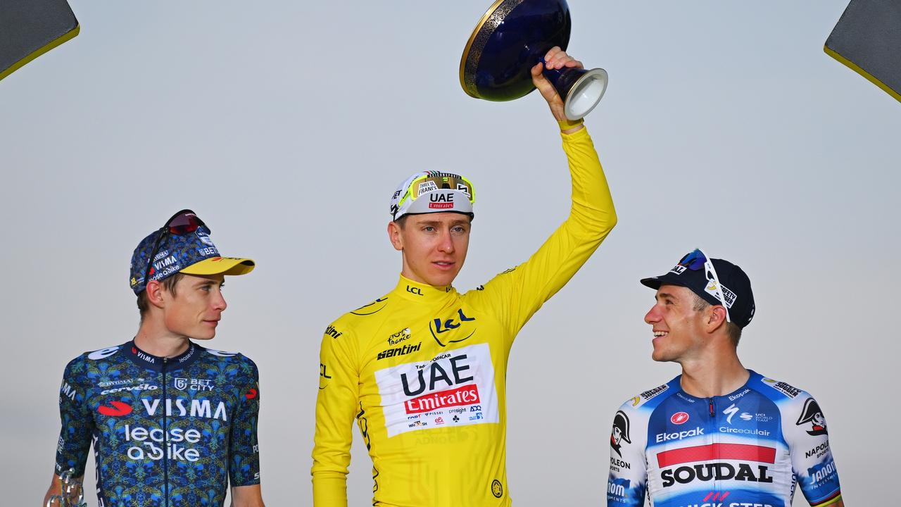 New Era in Cycling as GOAT Triumphs in Historic Tour Podium