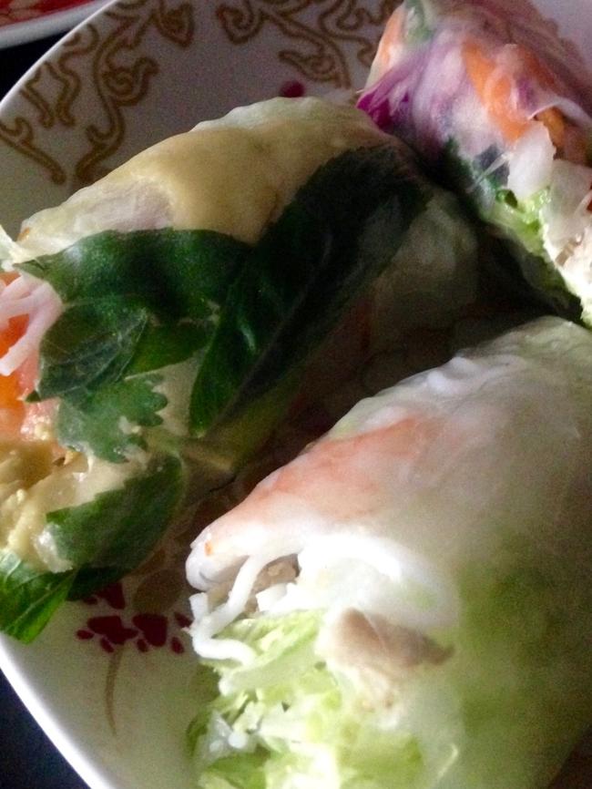 Little Viet Kitchen rice paper rolls.