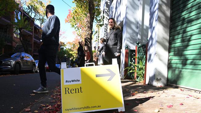 Rental bidding was outlawed by the NSW government earlier this month, but unsolicited bidding means the practice can continue in secret. Picture: Jeremy Piper / NCA NewsWire.