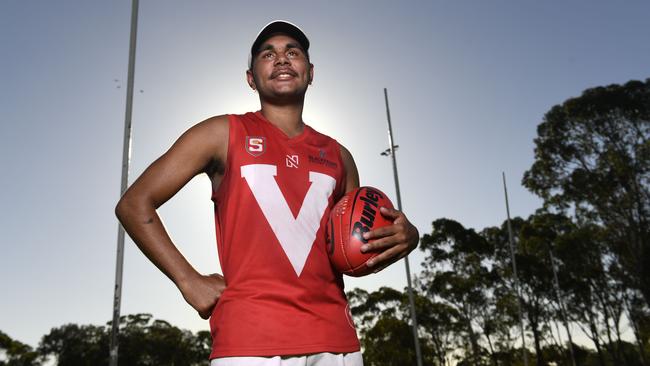 The talented Blayne O'Loughlin is the nephew of ex-Sydney Swans star Michael O'Loughlin. Picture: Naomi Jellicoe