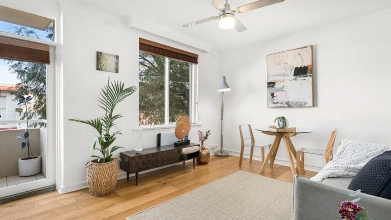 This two-bedroom apartment at 5/109 Ross St, Port Melbourne can be leased for $570 a week.