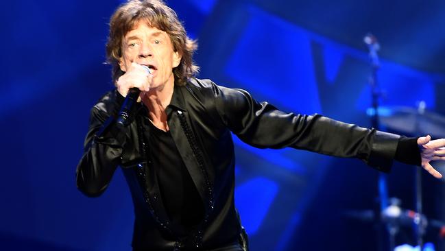 The Rolling Stones and Mick Jagger rock Sydney's Allphones arena.Picture by Justin Sanson.
