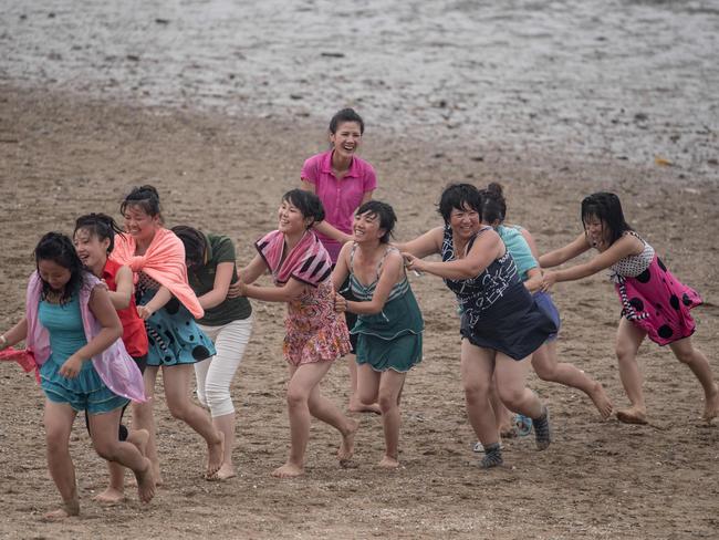 Nude beached in Pyongyang